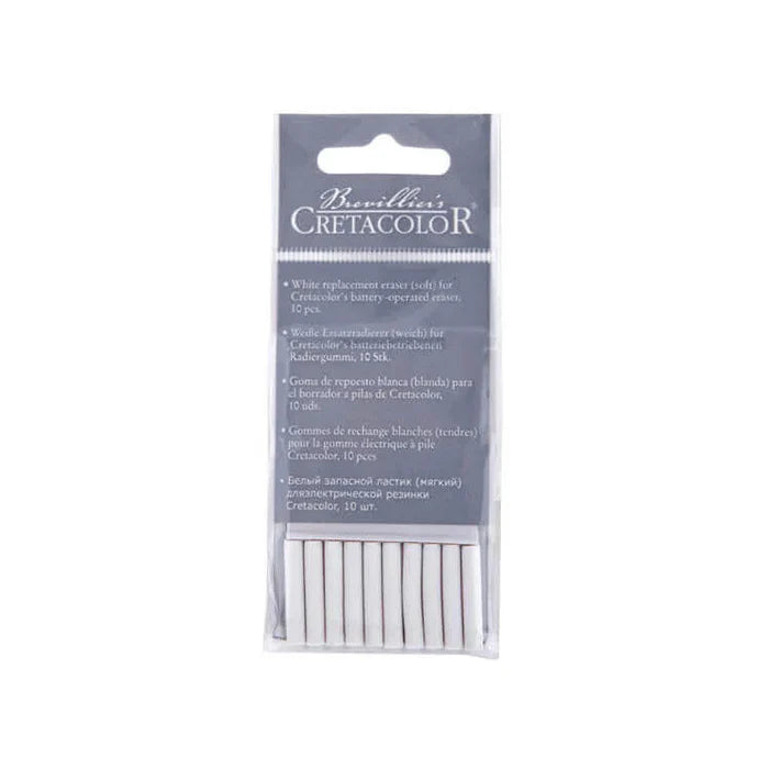 Cretacolor Electric Eraser Refills Set Of 10 Pcs