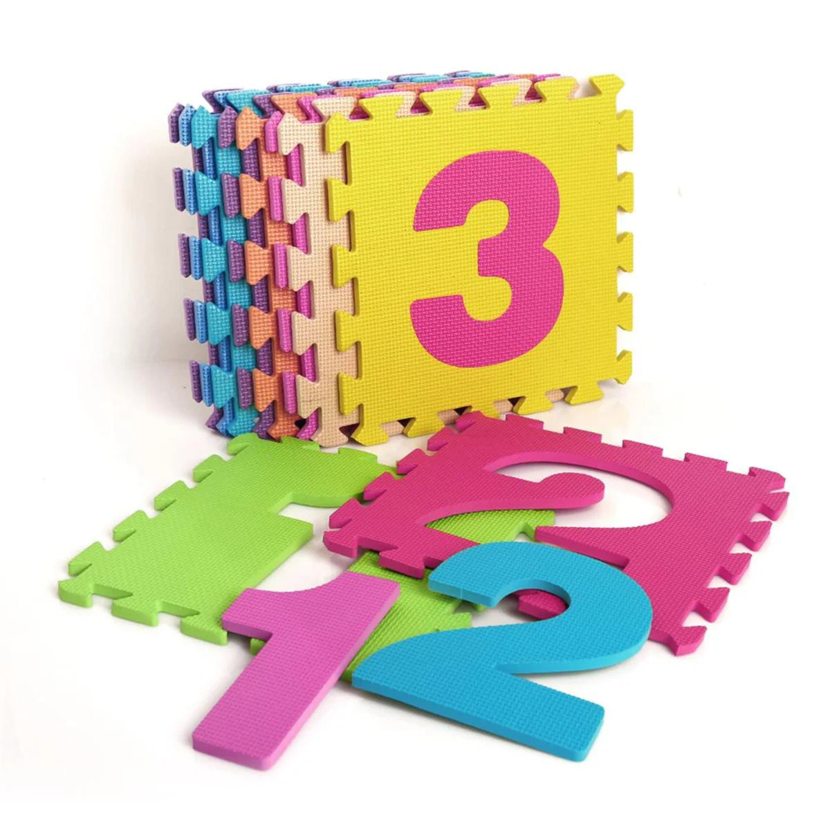 Kids Learning Eva Puzzle Foaming Mat Alphabet And Numbers 6pcs Set