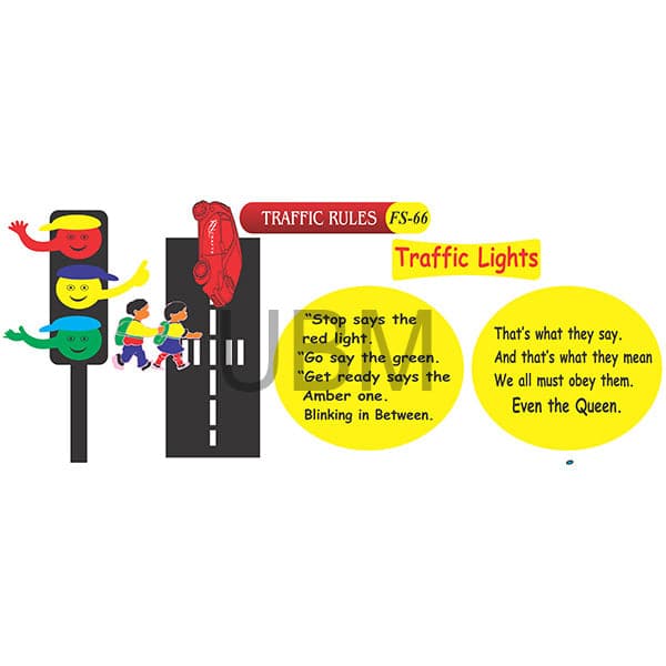 Kids Learning Educational Foam Wall Traffic Lights