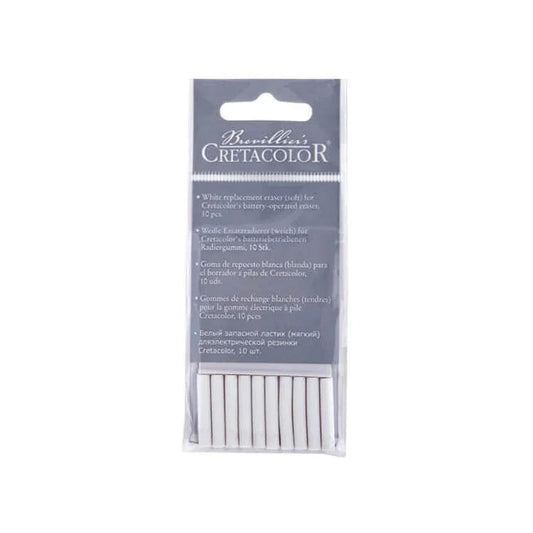 Cretacolor Electric Eraser Refills Set Of 10 Pcs