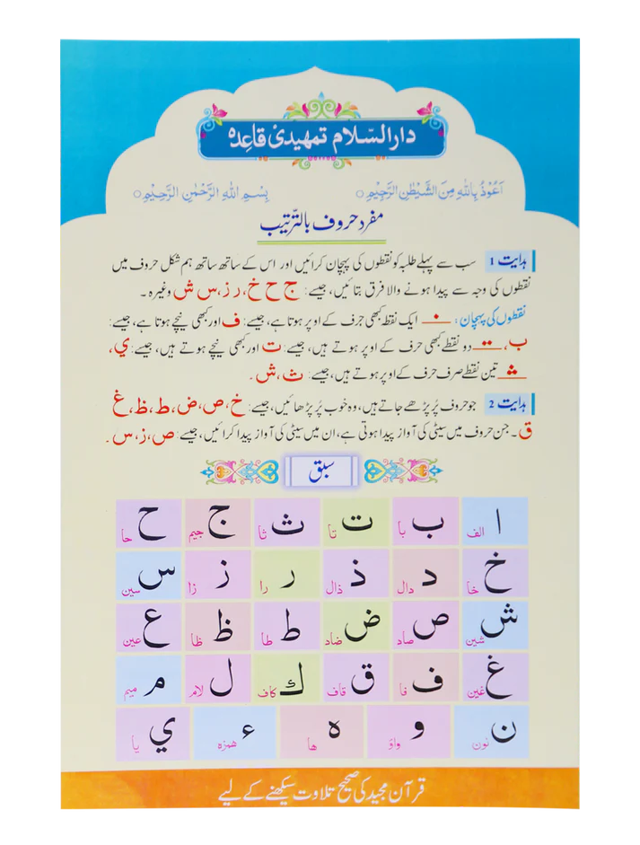 Tamheedi Qaidah (Art card)