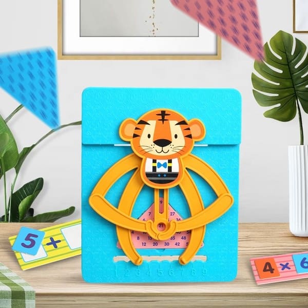 Study Hard Math Tiger Educational Game