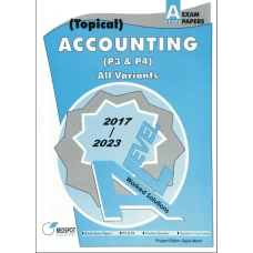 A Level Accounting P3 & P4 2023 Topical Past Papers