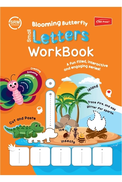 Blooming Butterfly Small Letters Work Book (P.G)