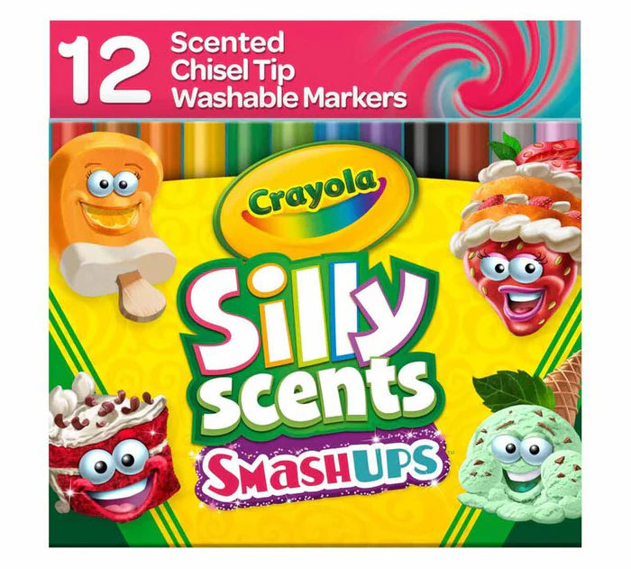 Crayola Silly Scents SmashUPS Washable Markers Pack of 12 588279
