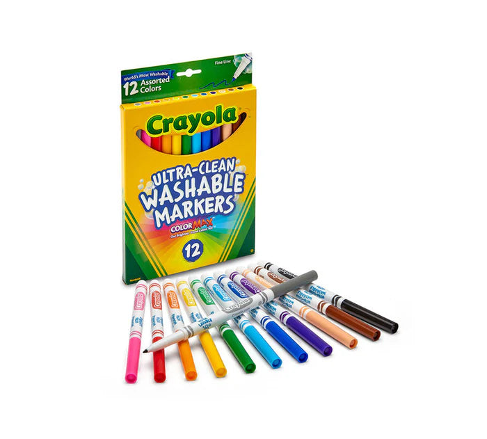 Crayola Ultra-Clean Washable Markers Fine Point
