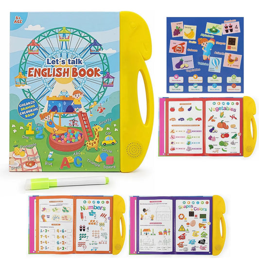 Let’s Talk English Book with Erasable Pen