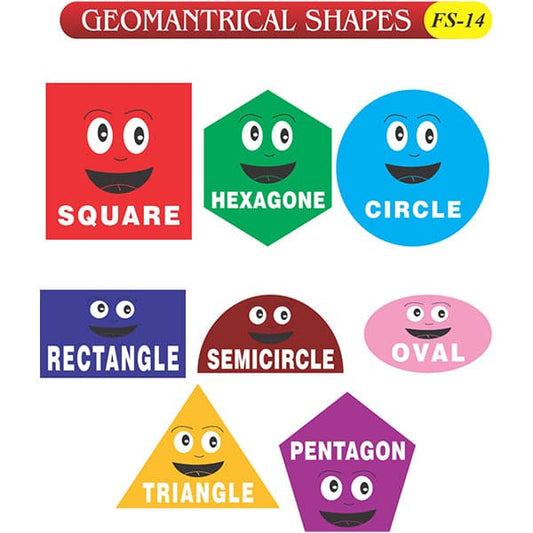 Kids Learning Educational Foam Wall Geometrical Shapes