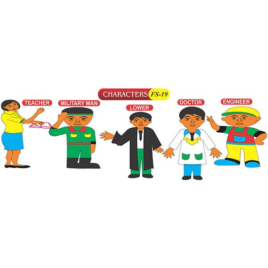 Kids Learning Educational Foam Wall Characters
