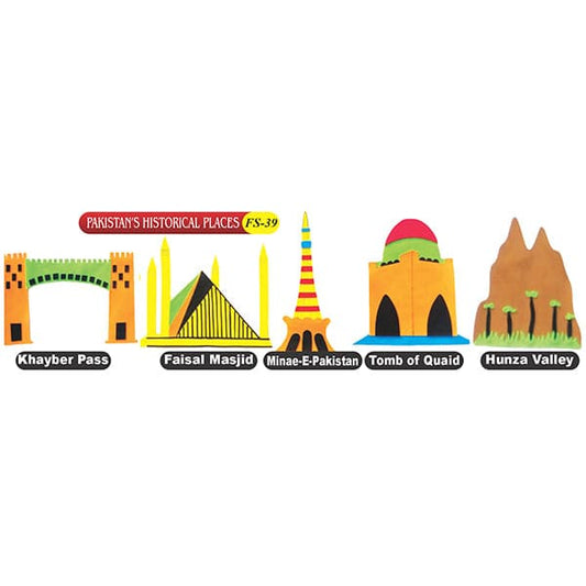 Kids Learning Educational Foam Wall Pakistan's Historical Buildings