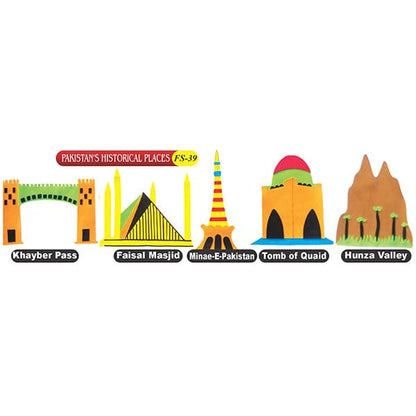 Kids Learning Educational Foam Wall Pakistan's Historical Buildings