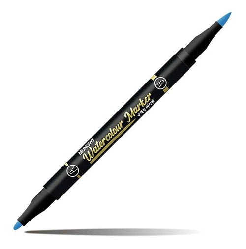 Mungyo Watercolor Twin Tip Pen Set of 6 Natural Colors