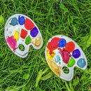Keep Smiling Plastic Paint Palette 10 Pot Small