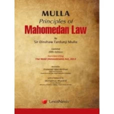 Principles of Mahomedan law By D.F Mulla