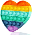 Heart Shape Silicone Push Popping Bubble