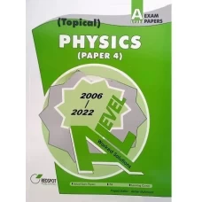 Buy A Level Past Papers Physics Paper 4 Topical