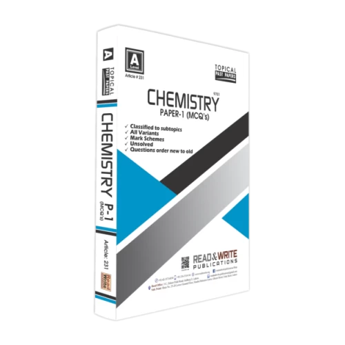 Chemistry A Level Paper 1 MCQs Topical Past Papers - Read And Write Publications