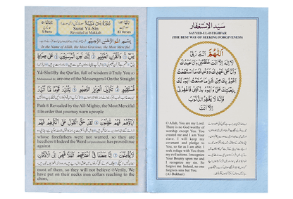 Surah Yaseen (Urdu & English)