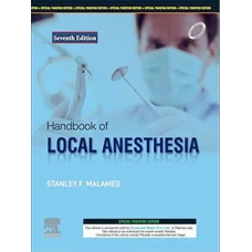 Handbook of Local Anesthesia 7th Edition by Stanley F. Malamed (Original Pakistan edition)