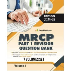 Passmed MRCP Part 1 Revision Qbank 2024-2025 7 books set