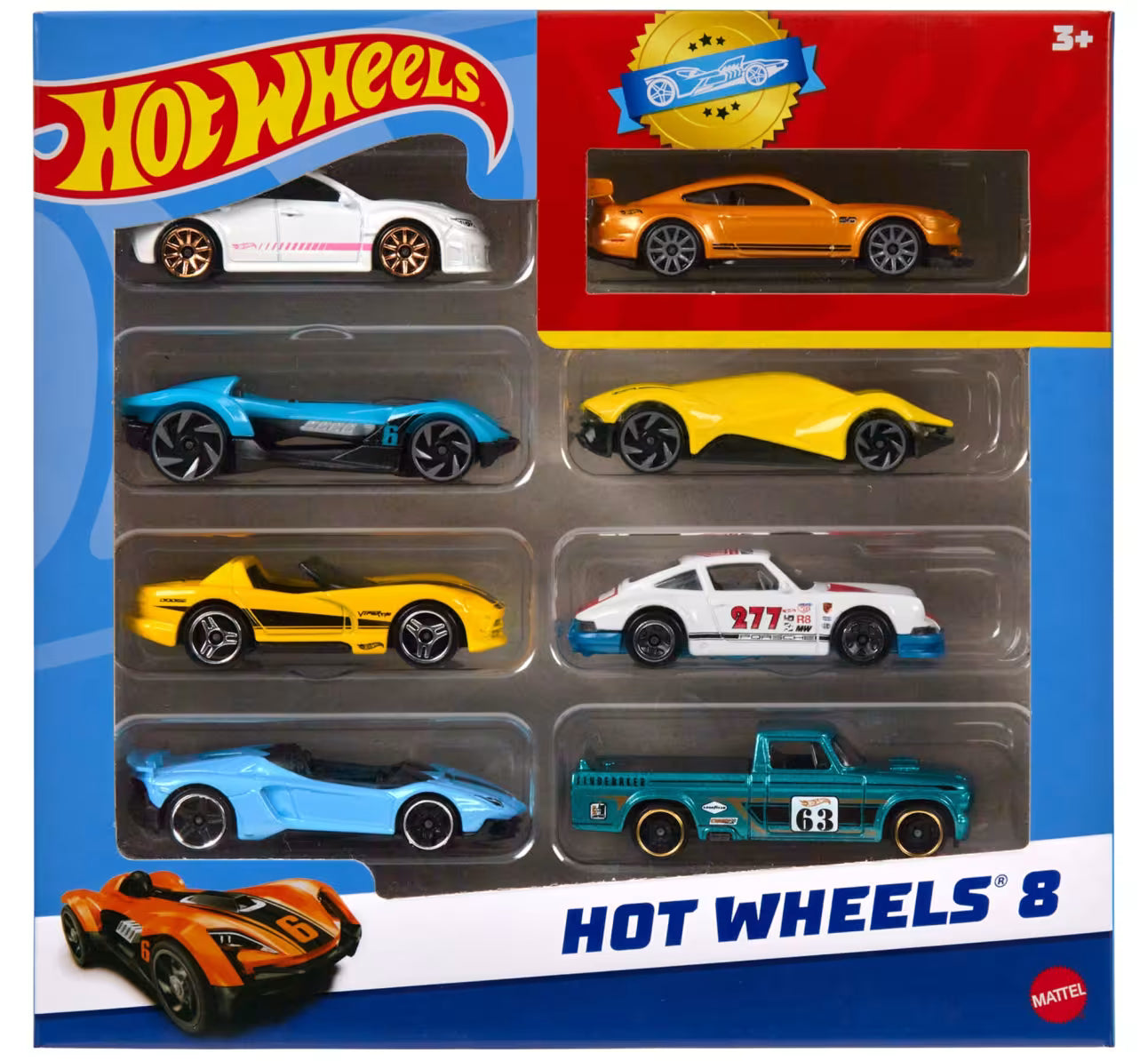 Hot Wheels Toy Cars Set Of 8