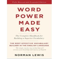 Word Power Made Easy By Norman Lewis